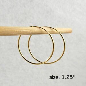 Mariela Gold Hoops